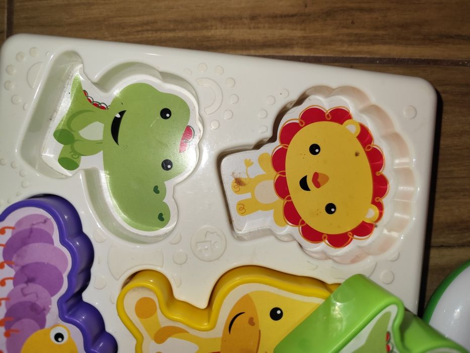 Zestaw zabawek świnka Peppa układanki sorter