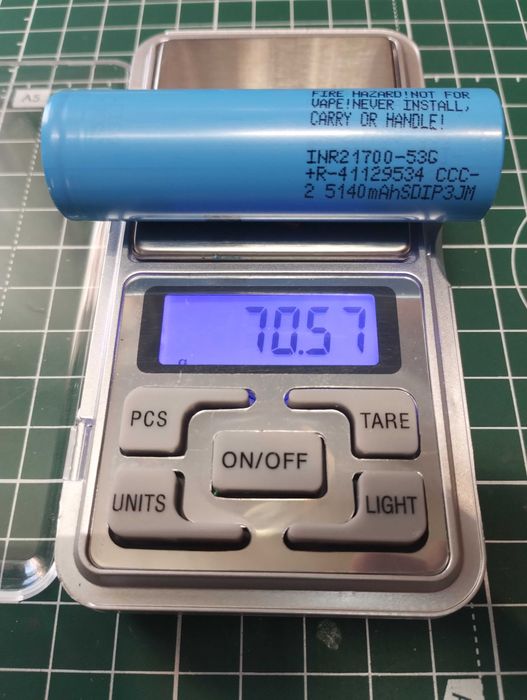 21700 Акумулятори Samsung 53G 5300mah 13mOm