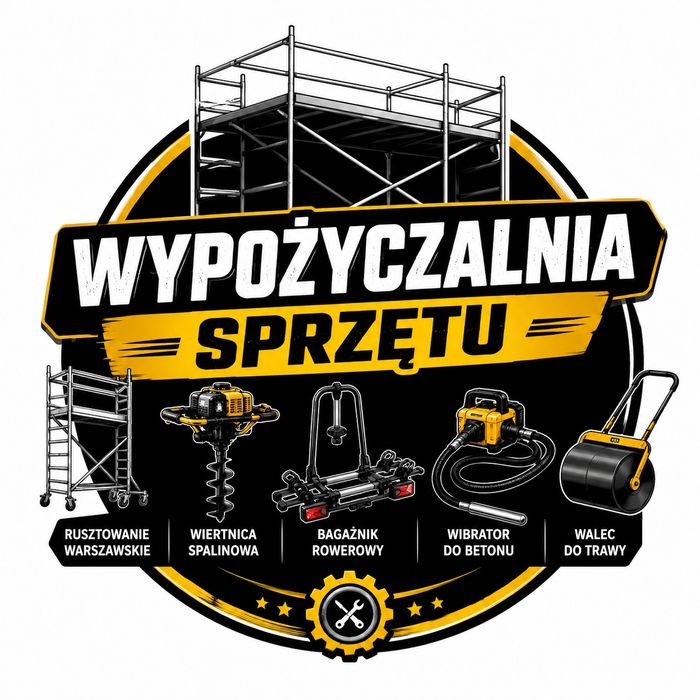 Wypożyczalnia: bagażnik rowerowy, rusztowanie, wiertnica