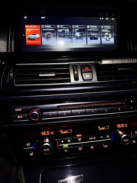 Rádio Android 14 com GPS BMW F10 F11 (Novo)