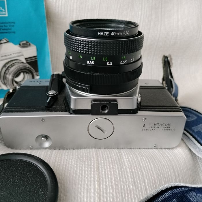 Praktica MTL5 Pentacon 50mm 1:1.8 multi coating ,