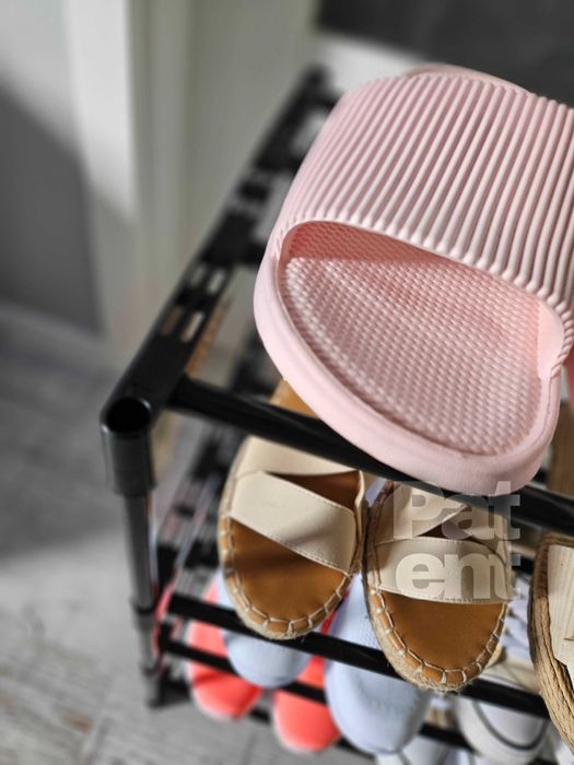 Przechowywanie dom 4 poziomy na pudełka czarny