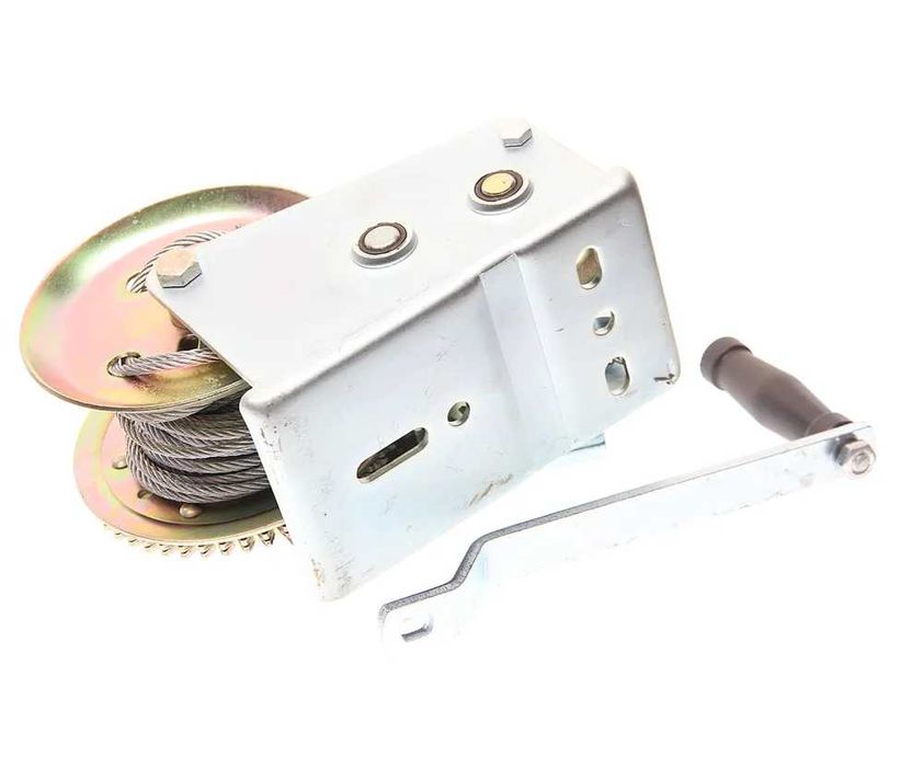 Барабанна лебідка GEAR WINCH (850 кг, 10 м, 5 мм) барабанная лебедка