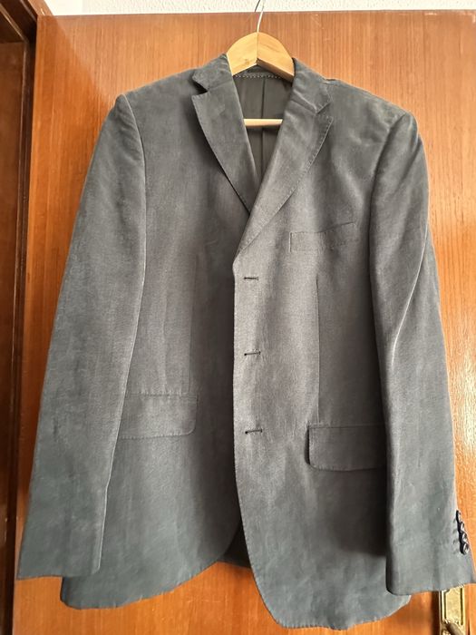 Casaco Giorgio di Mare cinzento com lenço