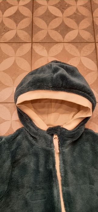 Kombinezon śpioszki z polaru 86-92 Tchibo morski