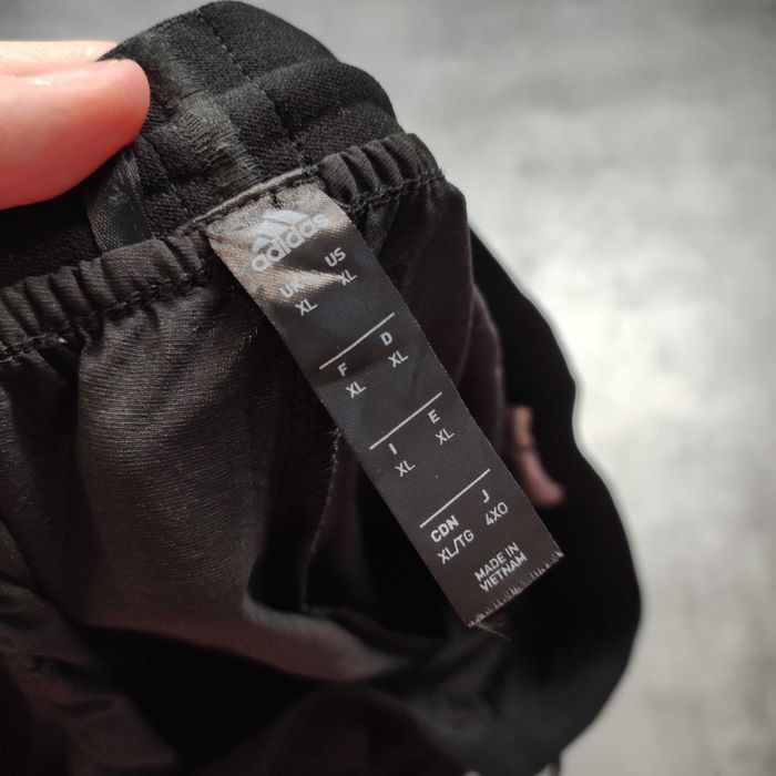MĘSKIE Spodnie Sportowe Czarne Adidas Terrex Thermal Active Śliskie