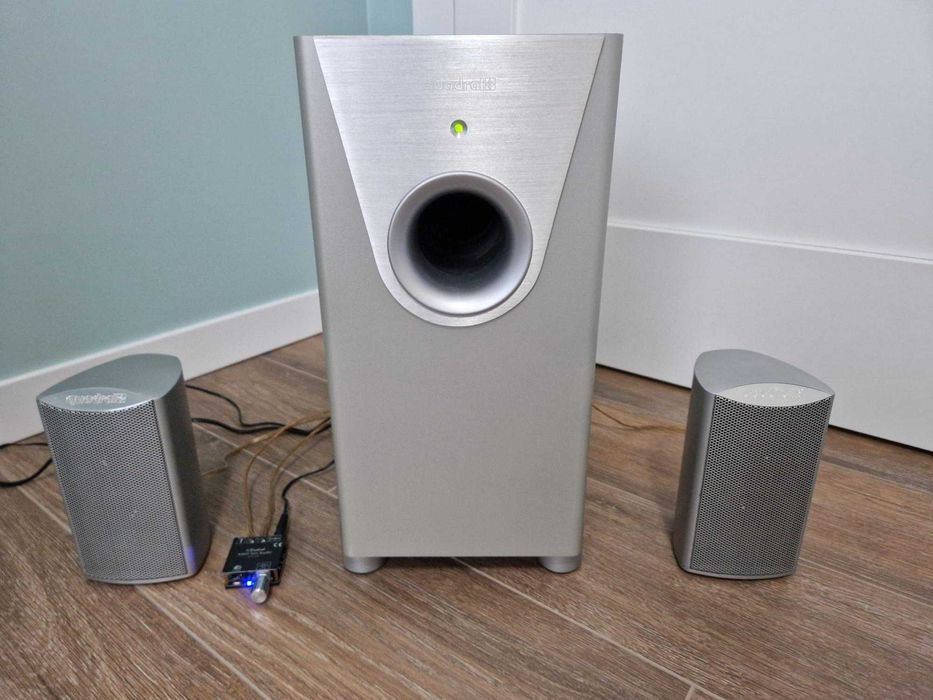 Quadral Wzmacniacz subwoofer SUB46 kolumny ALP210S bluetooth AUX