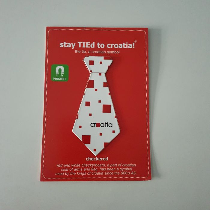 Magnes na lodówkę CHORWACJA Croatia Krawat kolekcja NOWY