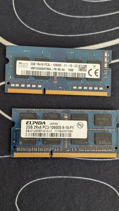 ram ddr3 2x2gb so-dimm