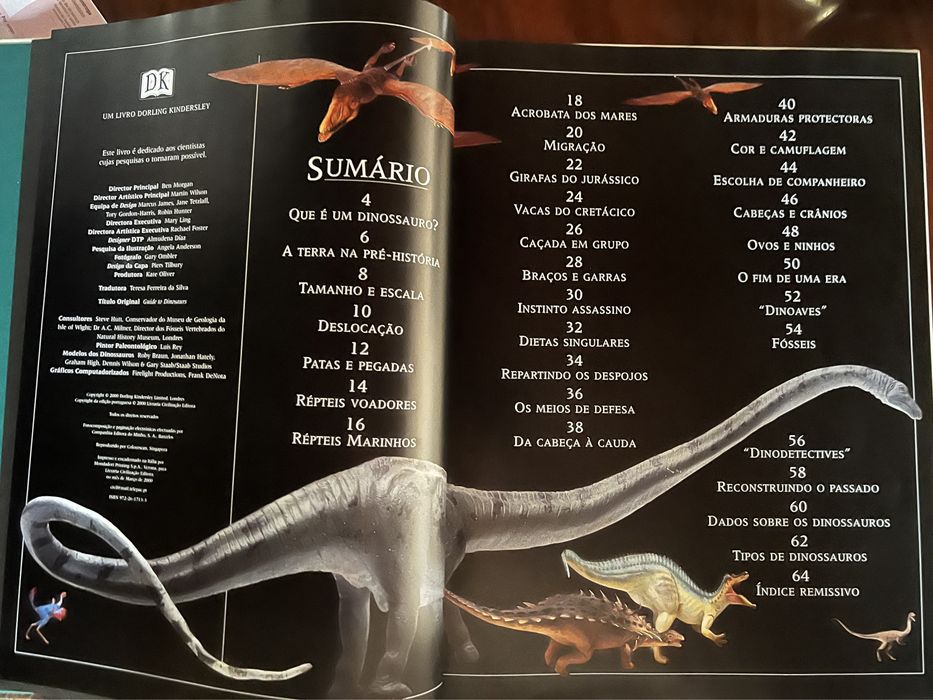 Livro Guia dos Dinossauros