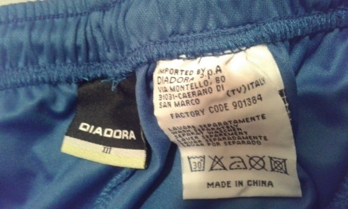 НОВЫЙ спортивный комплект шорты футболка DIADORA для мальчика, р. 98