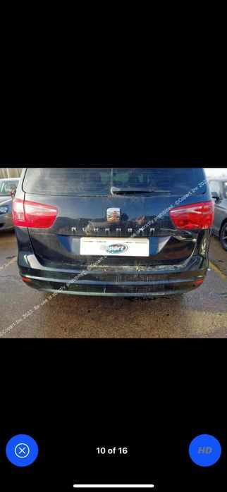 Запчасти Запчастини Розборка Seat Alhambra 7N Сеат 2012 Капот Бампер