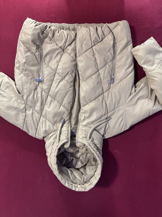 Kurtka leather jasna