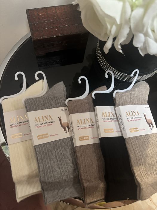 Skarpetki z welny merino 35-38