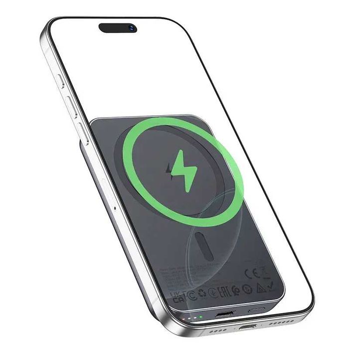 Павербанк з безпровідною зарядкою MagSafe Hoco J160 5000mAh Power Bank