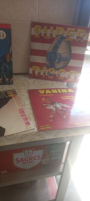Discos de vinil antigos