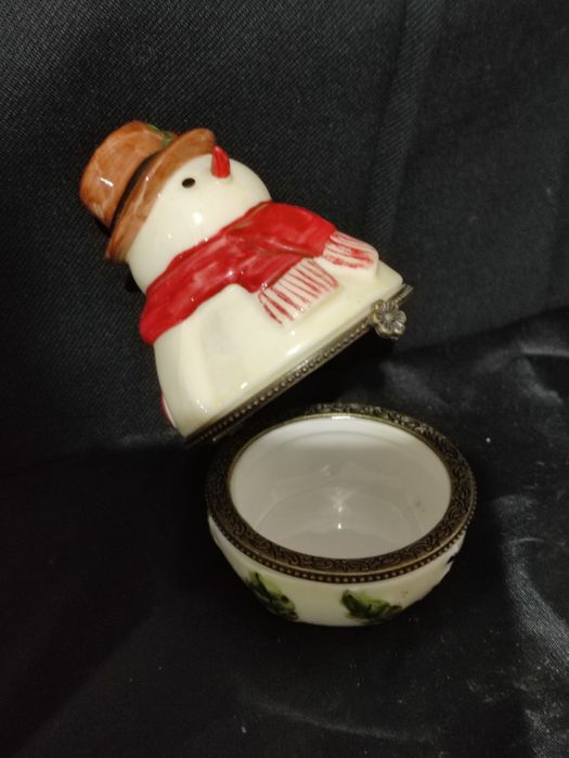 Caixa guarda jóias Boneco de Neve