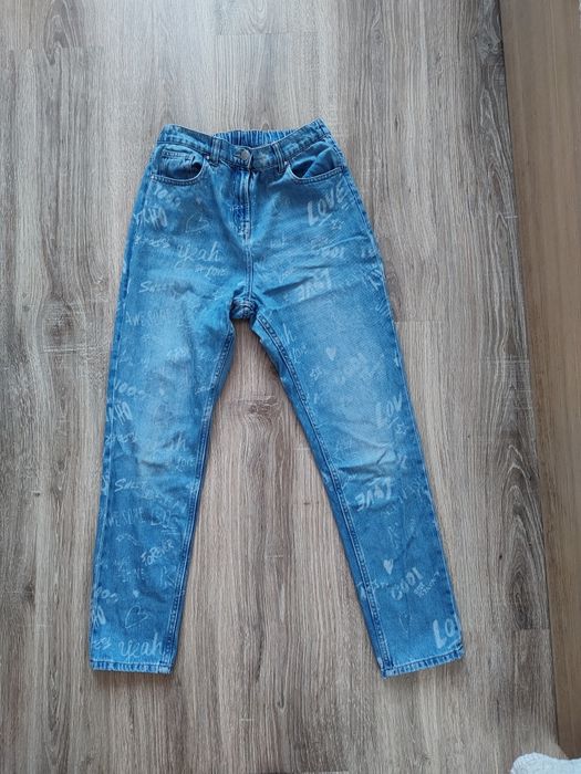 Spodnie jeansowe damskie jeansy Mom Fit Next rozmiar S