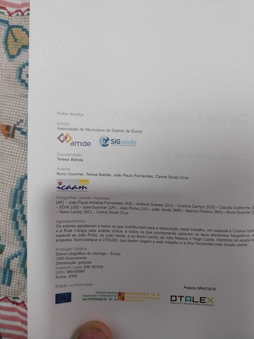 Livro “Corine Land Cover nível 5 – Município de Sousel”