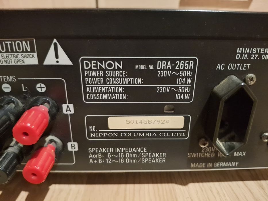 Wzmacniacz Denon Dra-265r