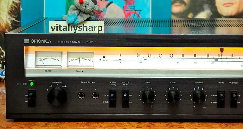 OPTONICA SA-2121 (626) - шикарнейший стереоресивер с обалденным звуком! 14.5 кг, 40-60 вт