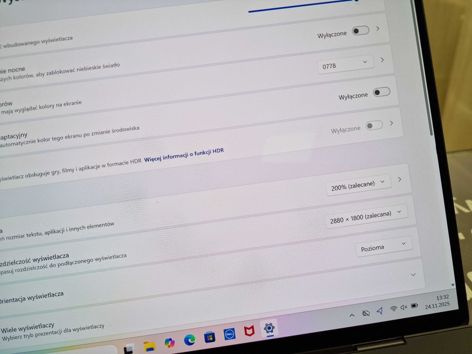 DELL XPS 13 9345/ Snapdragon X Elite/ 16GB/ 512GB/ 2880 x 1800 dotyk/ Gwarancja 6 MSC