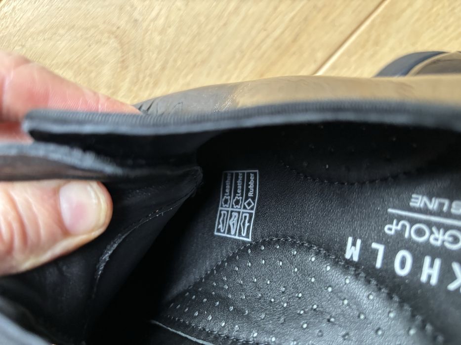 Nowe męskie lakierowane buty lakierki Stockholm 41 27cm