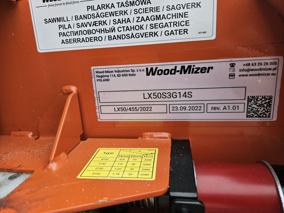 Trak taśmowy wood mizer spalinowy