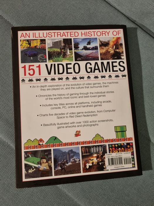 151 Video Games livro retro Nintendo Sega capa dura