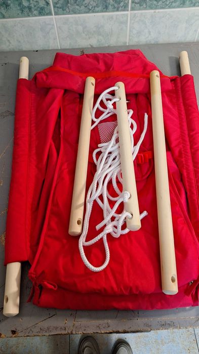 Huśtawka hamak dla dzieci Roba do 30 kg czerwona 0+ 60x30 cm