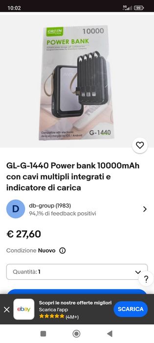 power bank Green Lyca