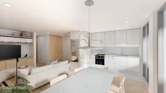 T2 Novo, 2 lugares de garagem em Paços de Ferreira
