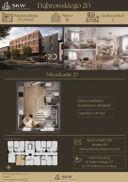 Nowe mieszkania w Dąbrowie Górniczej - Bezpośrednio od developera!