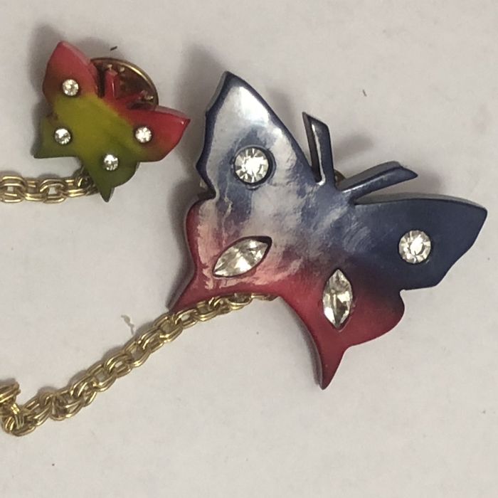 Підвіска брошь метелик вінтаж весілля