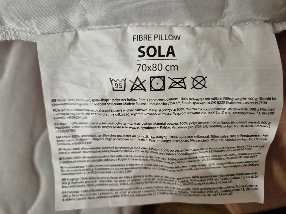 Sprzedam tanio 2 nowe poduszki Sola 70x80