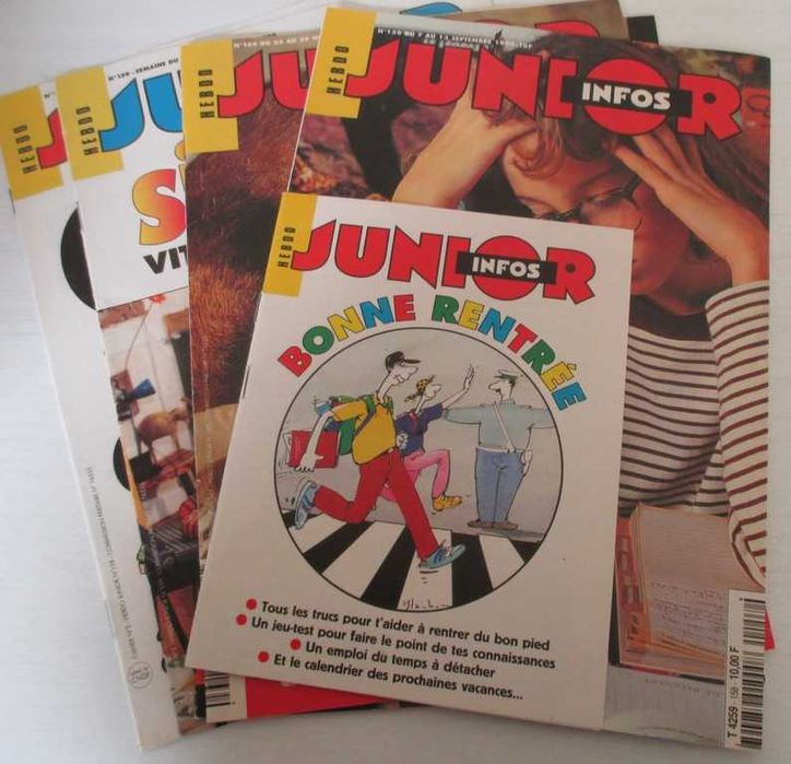 Revistas Francesas Hebdo Junior Infos