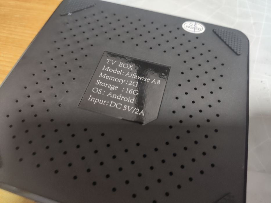 Box android alfawise modelo A8 - não arranca