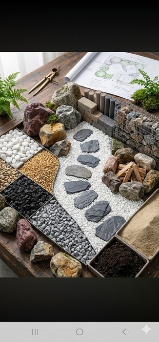 Kruszywa ogrodowe - kamienie