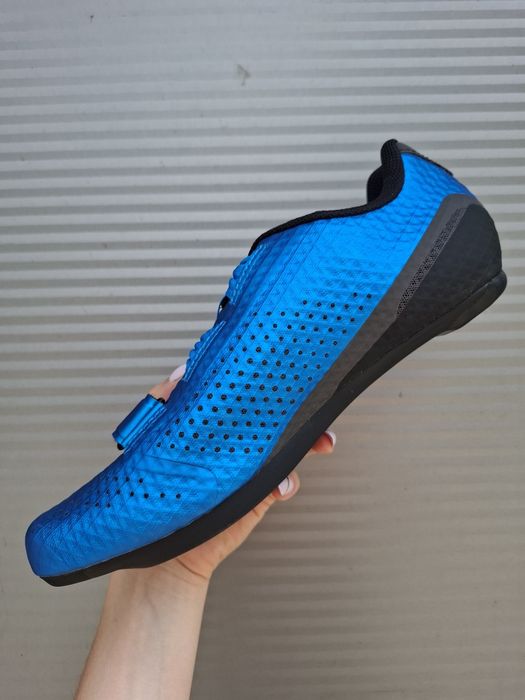 Buty rowerowe SPD szosowe ultralekkie GIRO Cadet BOA niebieskie 42.5