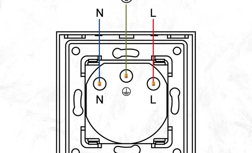 Bseed Wall Socket with Glass Panel 16A423701796765706244