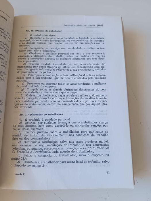 Legislação do trabalho