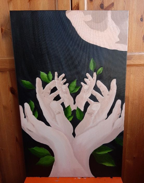 Tela Pintada a Óleo