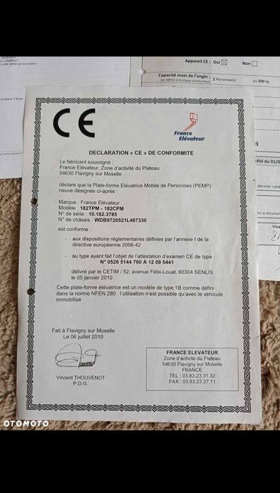 Mercedes Benz 1224 podnośnik koszowy zwyżka sprowadzony