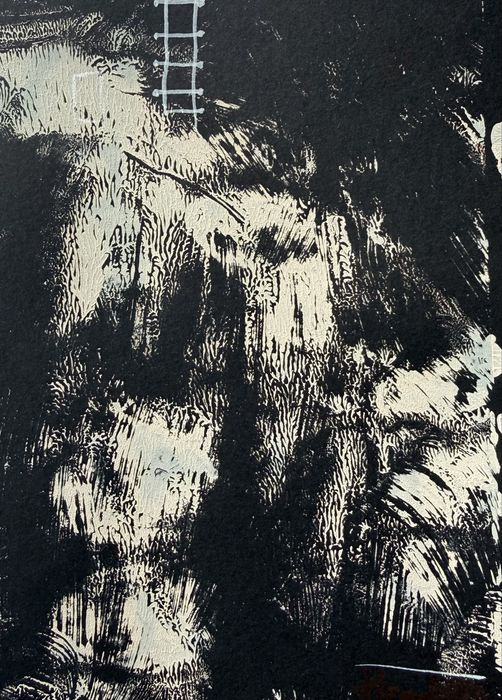 Arte / Pintura Original - 4 Small Hours — Conjunto de quatro folhas A5