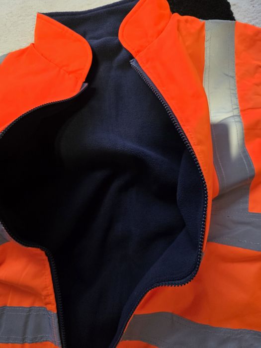 Kamizelka ostrzegawcza na polarze. Roz xl