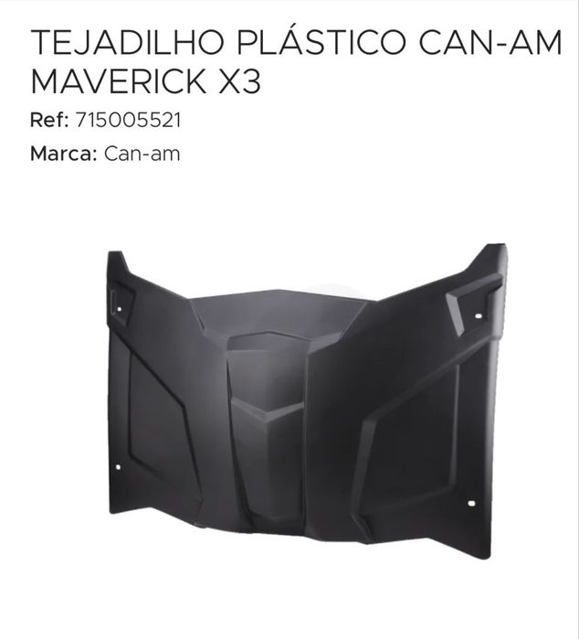 Tejadilho “teto” novo original - Can am Maverick X3