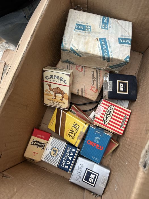 Maços tabaco antigo