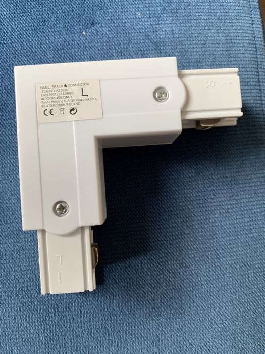 Łącznik kątowy L 3F lewy white AZ2986 Azzardo
