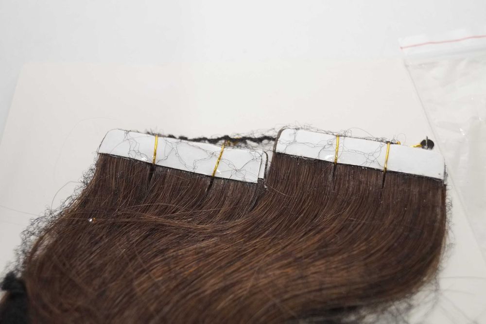 1356 Doczep 100% ludzkich włosów włosy przyklejane tht1404y-aav 35cm