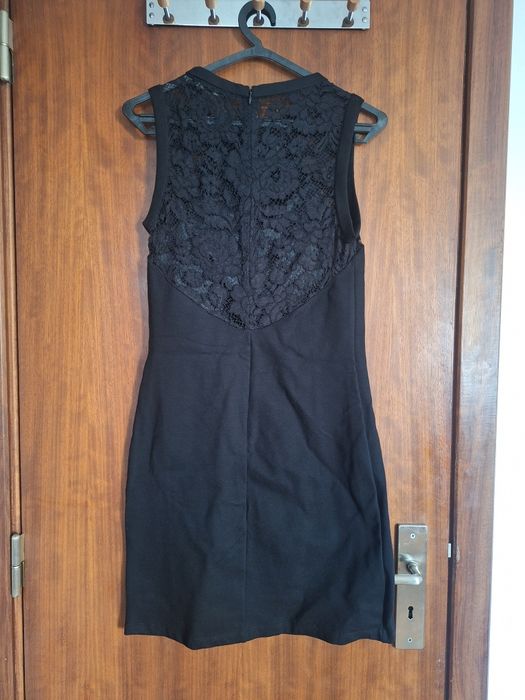 Vestido preto novo da Mango, tamanho S